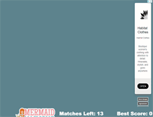 Tablet Screenshot of mermaidmahjong.com